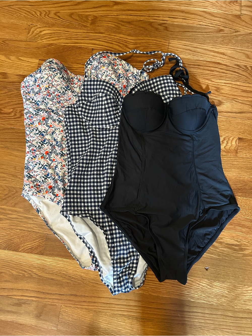Set / bundle 3 J. Crew and Anthropologie one piece swimsuits!